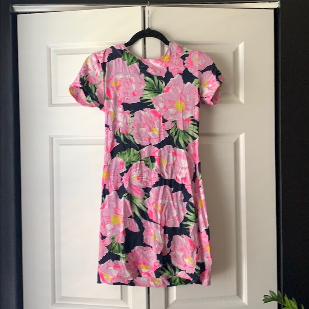French Connection Pink Floral Mini Dress
